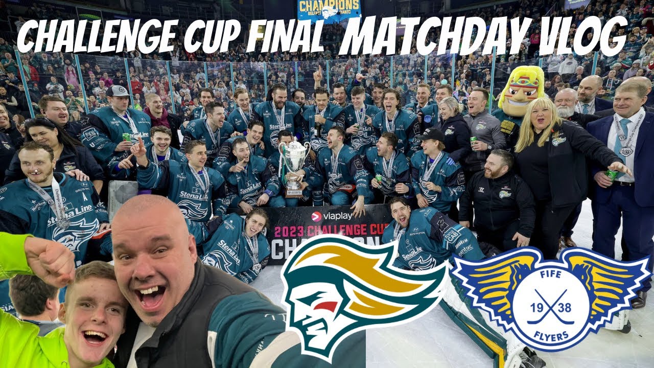 Belfast Giants vs Fife Flyers, Challenge Cup Final 2023 Matchday Vlog.