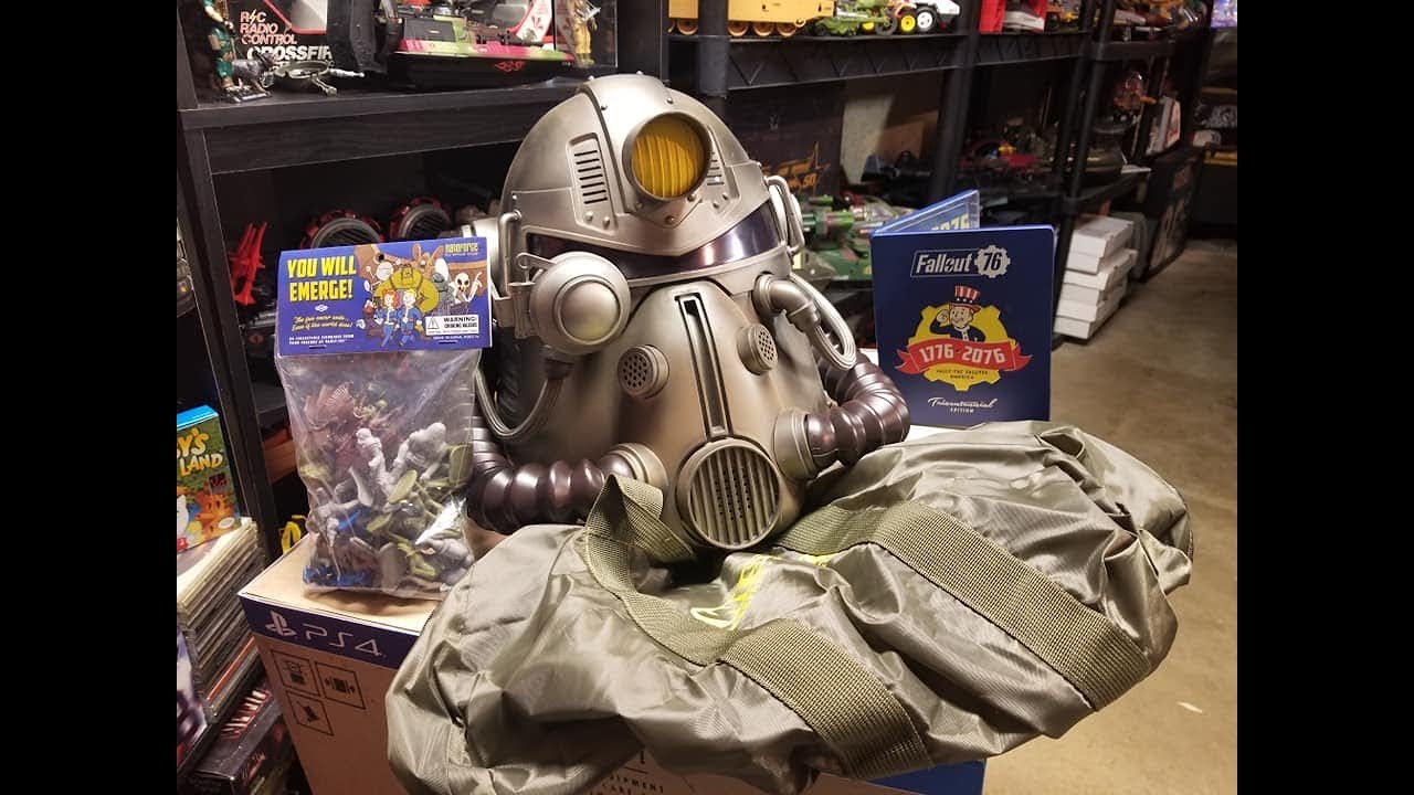 Fallout 76 Power Armor Edition Unboxing Playstation 4 Version Collectors Edition