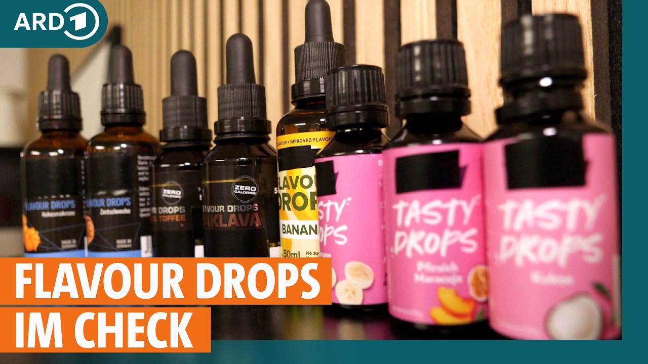 Flavour Drops: Wie gesund sind die Geschmacks-Tropfen? I ARD Gesund