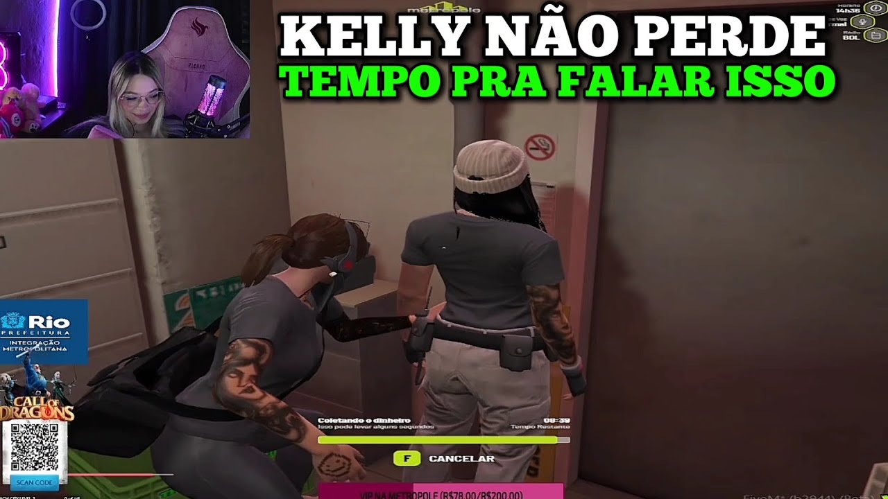 REAÇÃO DA THAY COM VERGONHA DA KELLY FALANDO ISSO KKKKKKKK