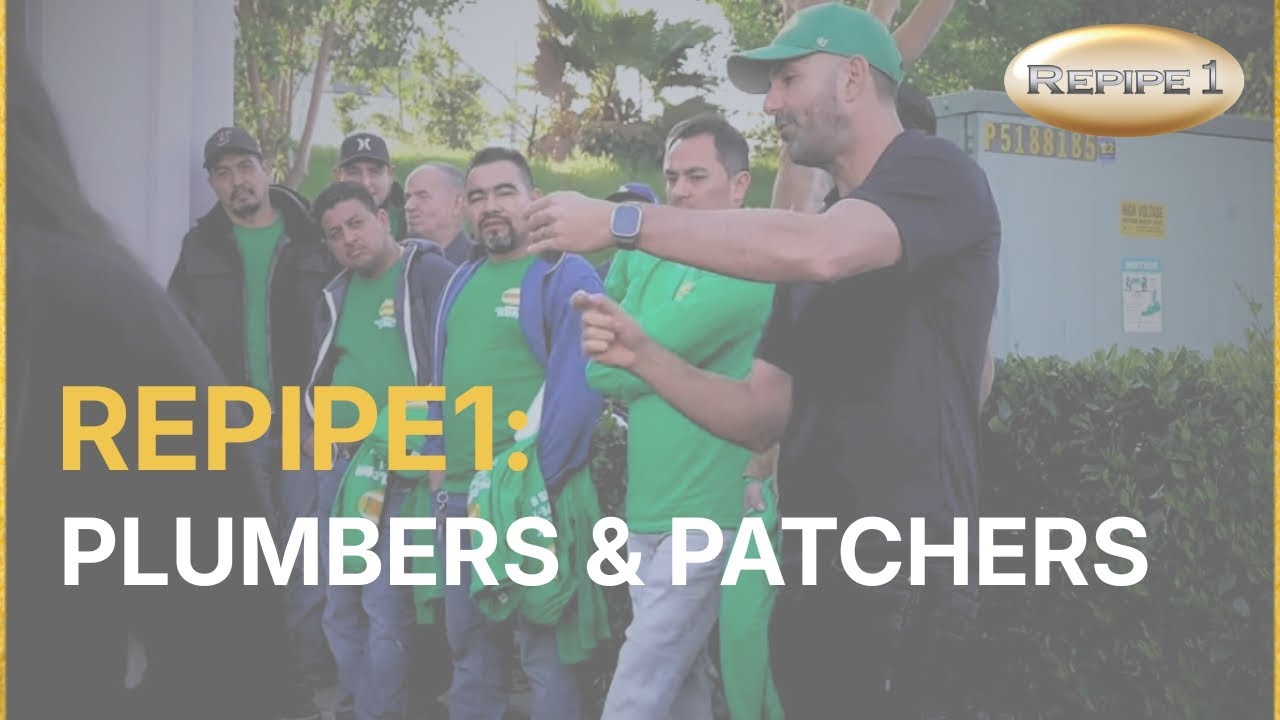 Repipe 1 - Plumbers & Patchers -The best workmanship in the re-piping industry