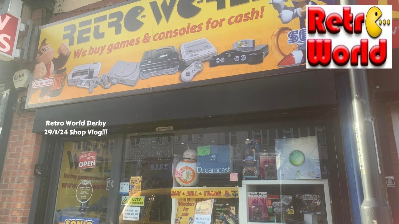 Retro World Derby Shop Vlog 29/1/24