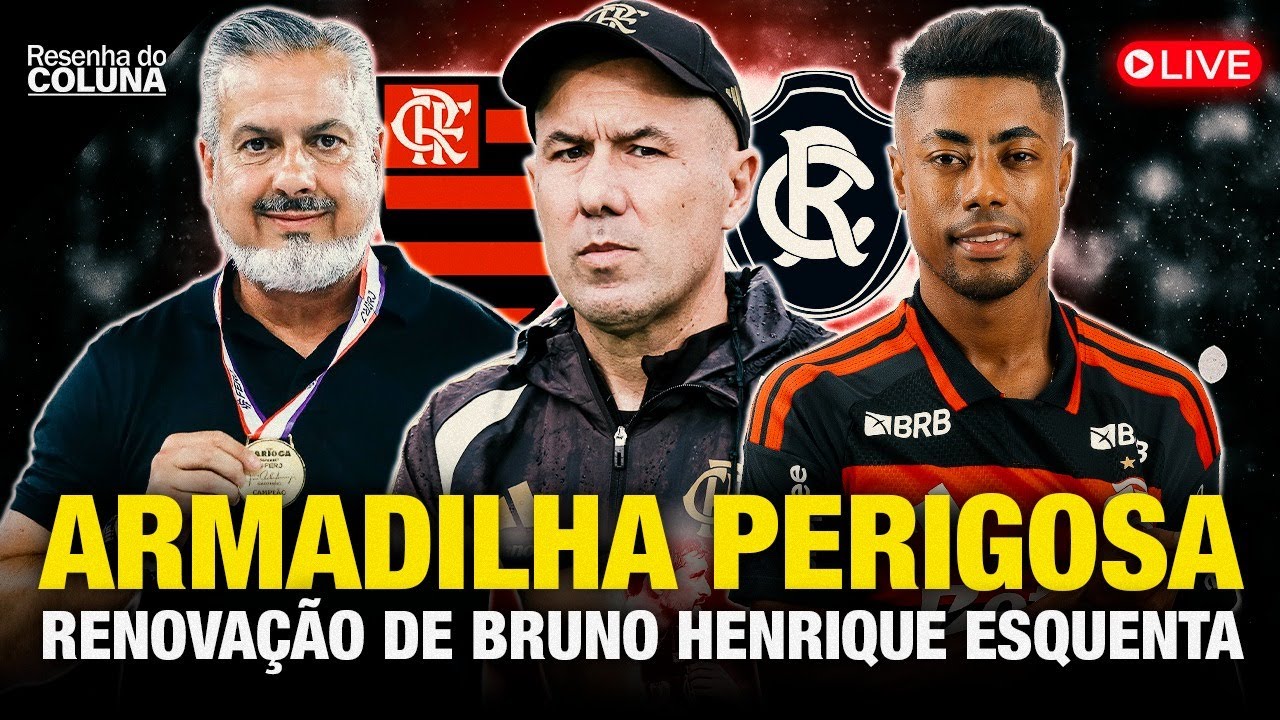 🔴 AO VIVO: Próximo jogo do Flamengo tem armadilha perigosa | Renovação de Bruno Henrique esquenta