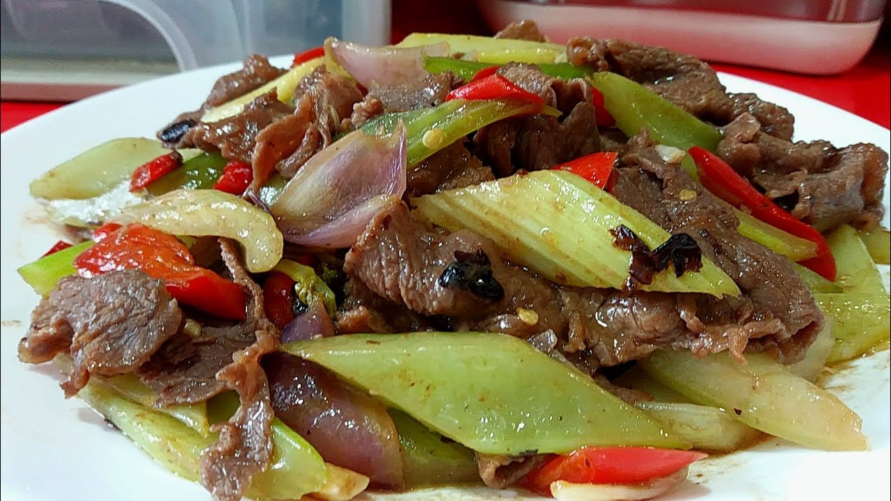 TUMIS DAGING SAPI DAN BATANG SLEDRI‼️ MASAKAN PALING MUDAH DAN ENAK
