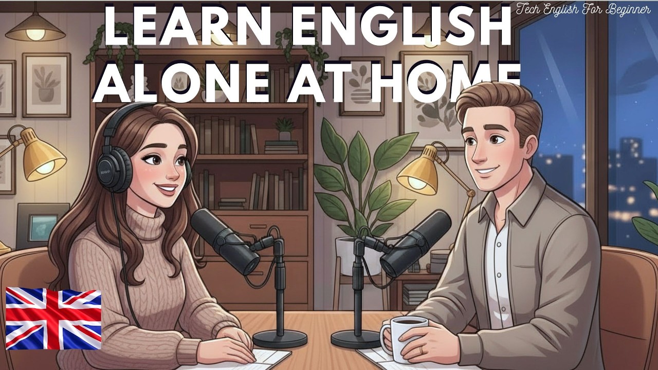 Learn English Alone at Home 🏠 Step-by-Step Plan for Beginners | Slow English (A1-A2)