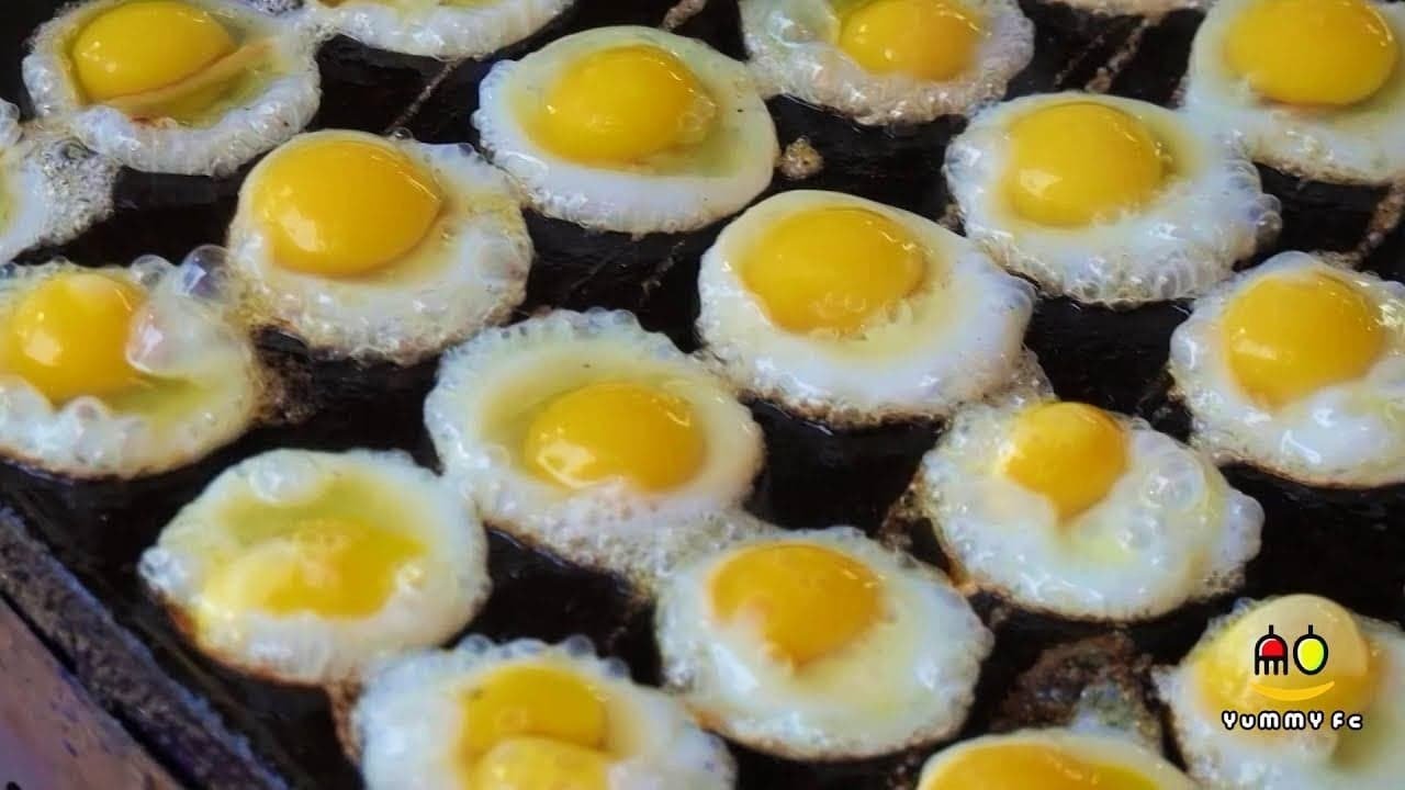 Fried Bird Eggs Quail Egg Stick  बटेर अंडे की छड़ी Stik Telur Puyuh - Thai Street Food | YUMMY FC