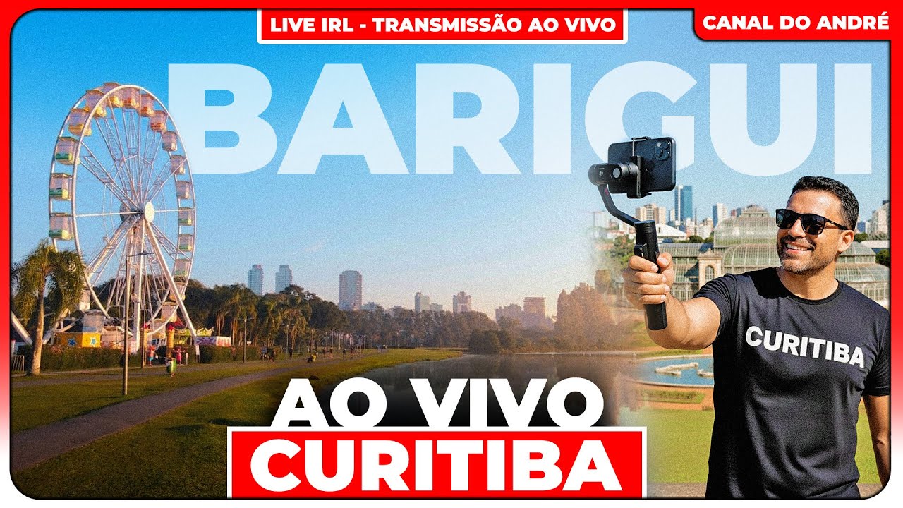 CURITIBA AO VIVO - PARQUE BARIGUI, 25/10/2025 LIVE IRL  - WALKINGTOUR
