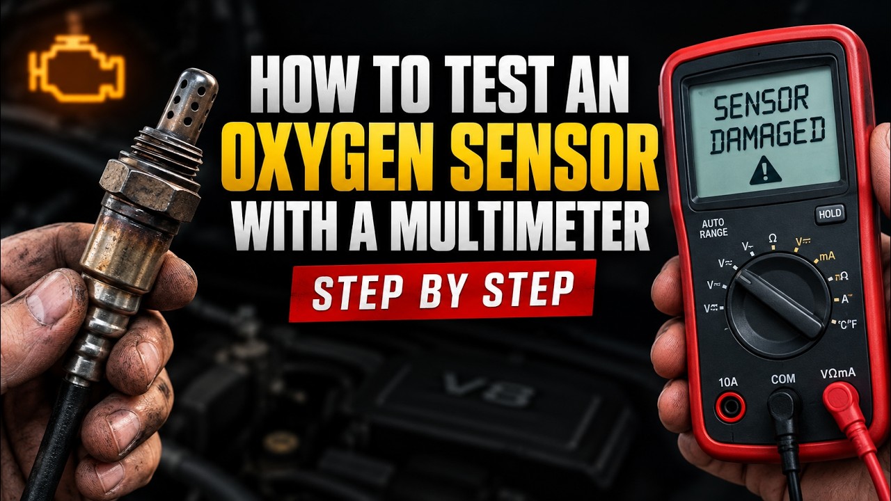 How to Test an Oxygen Sensor &ndash; Easy Multimeter Tes (STEP BY STEP)