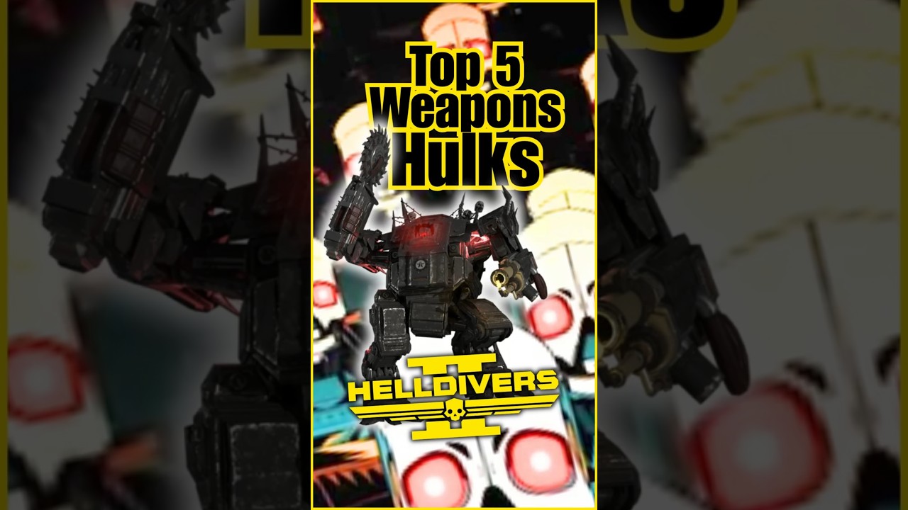 My Top 5 Weapons For Hulks #helldivers2 #gaming