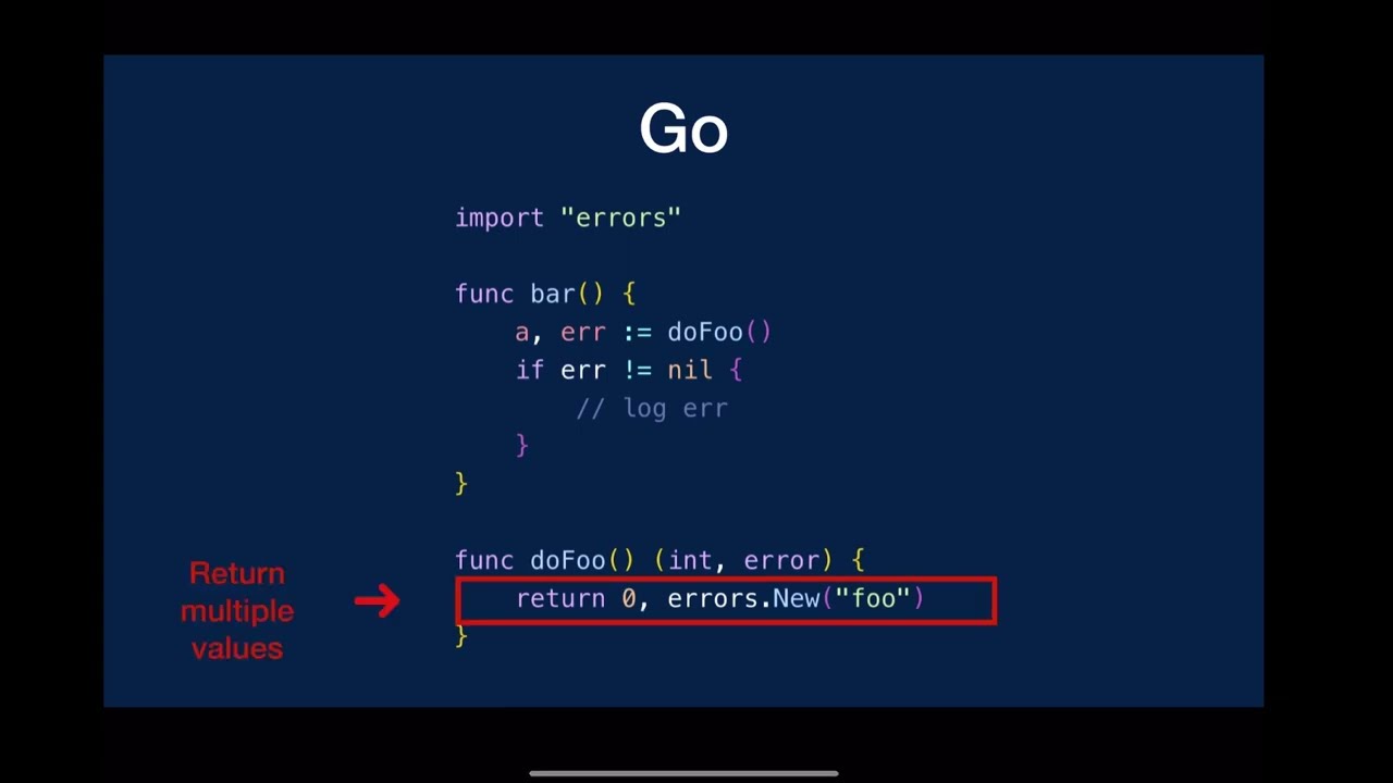 Learn Golang Error Handling from errors package
