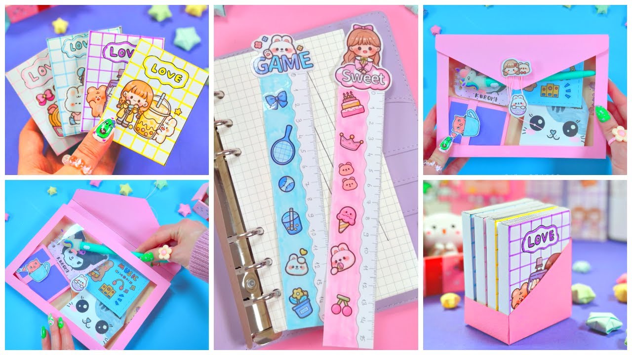 DIY CUTE and EASY STATIONERY IDEAS