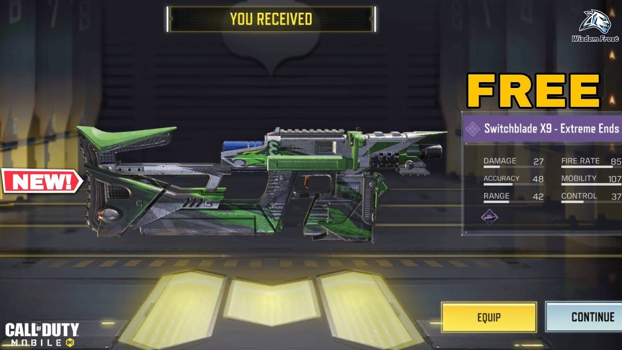 How to Get Switchblade X9 - Extreme Ends | How to Equip | Kill Broadcast With Effect Cod Mobile