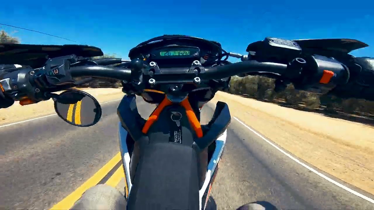 ПЕРВАЯ ПОЕЗДКА НА KTM 690 SUPERMOTO SMC-R!