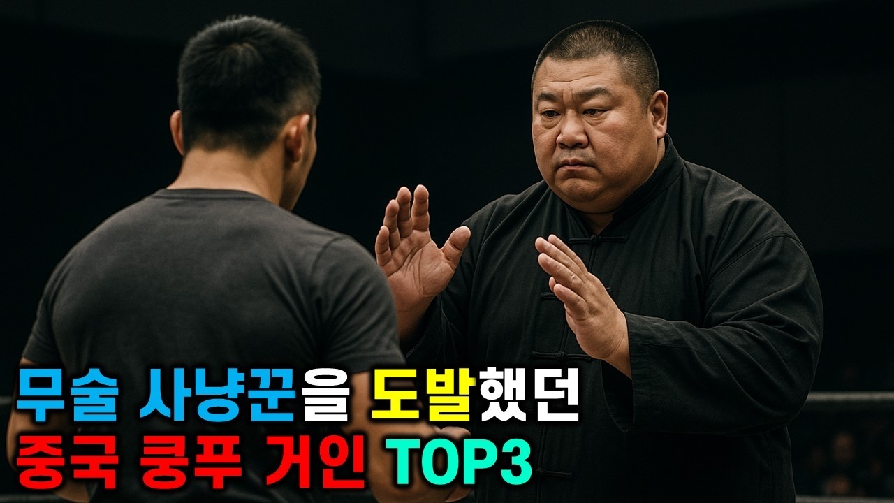 무술 사냥꾼 도발했던 중국 쿵푸 거인 TOP3