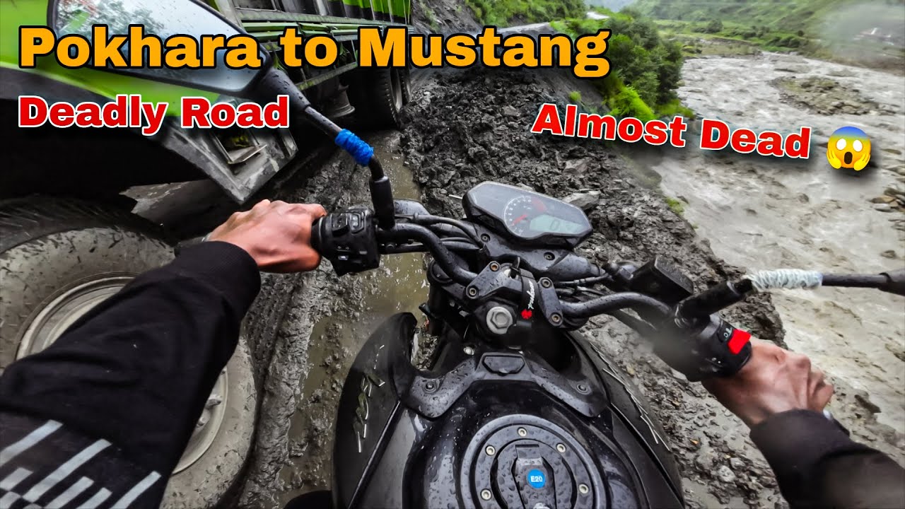 Pokhara to Mustang – Deadly Road to Muktinath on Pulsar N160 | Day-3 | Permit & Cost? | Nepal Vlog