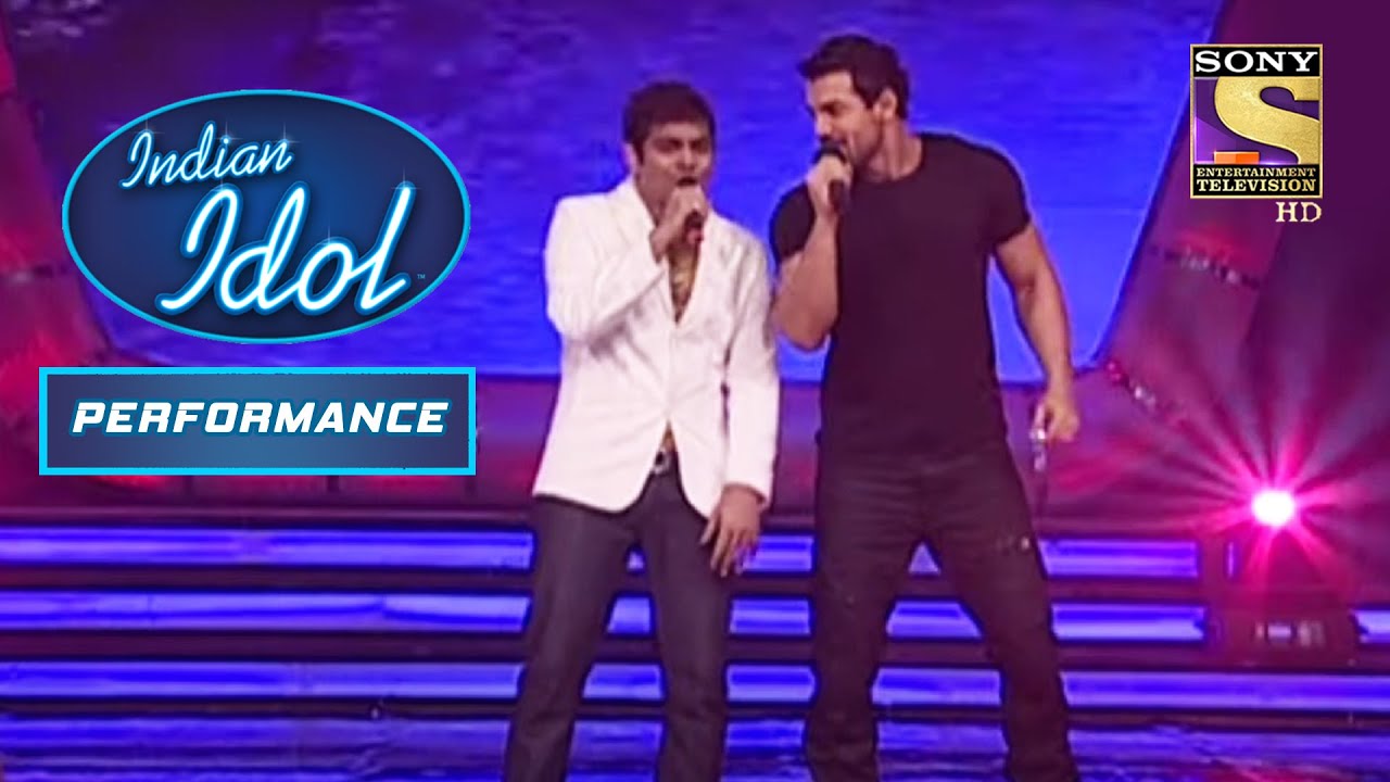 John Abraham ने Sreerama को किया Stage पे Join | Indian Idol | Sunidhi Chauhan | Performance