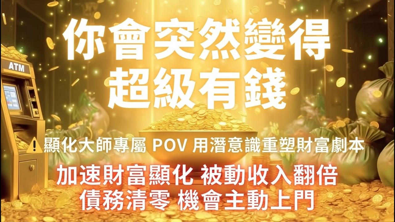 正月初五開財庫，錯過再等一年！！你會突然變得超級有錢，播放即迎財神，讓金錢能量自動流向你，被動收入翻倍，人生從此順風順水。｜吸引力法則 能量音樂 冥想音樂 顯化音樂 金錢音樂