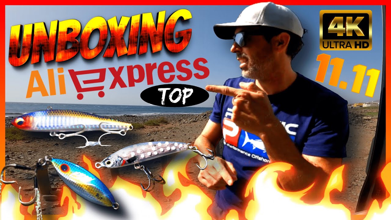 UNBOXING señuelos ALIEXPRESS | Parte 1 | Ofertas 11.11