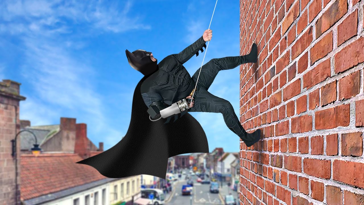 I Built a Batman Climbing Suit!