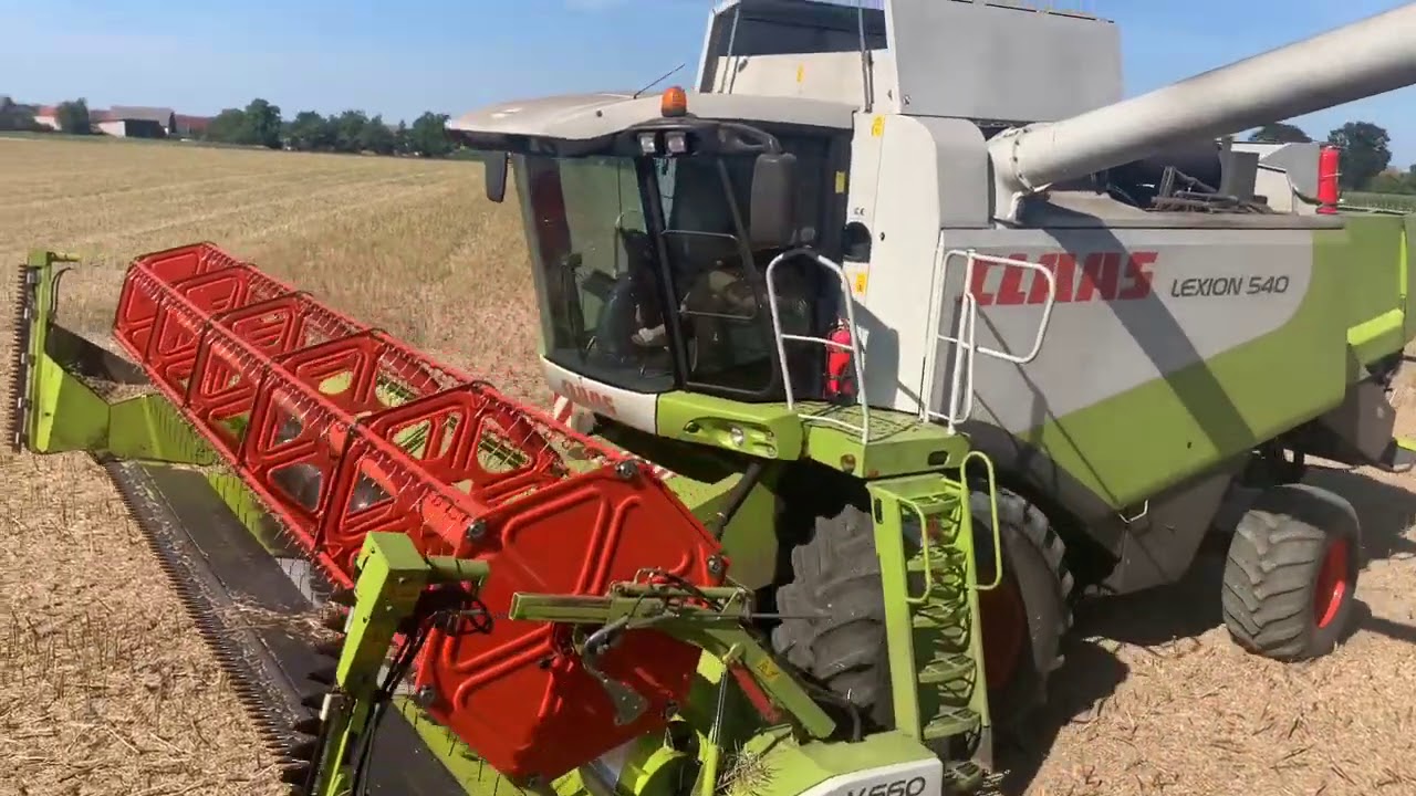 Żniwa 2020 Opolskie Rzepak | Claas Lexion 540