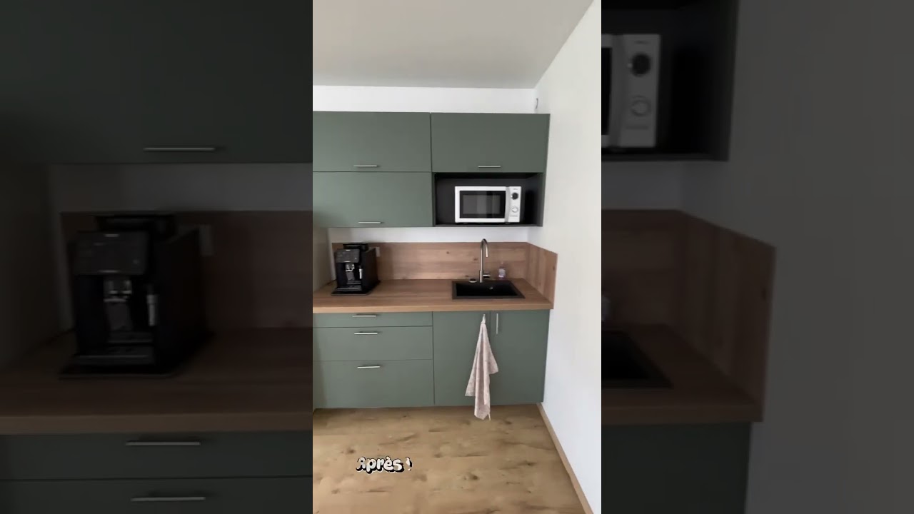 📦 ➡️ 🍽️ Avant / Apr&egrave;s de l&rsquo;am&eacute;nagement d&rsquo;une kitchenette