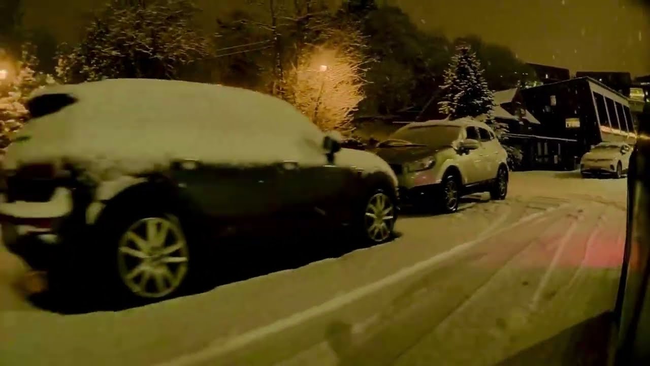 Relaxing Evening ☃️❄️ car 🚘 drive in Bergen 4K 🇳🇴 | Peaceful City Vibes 