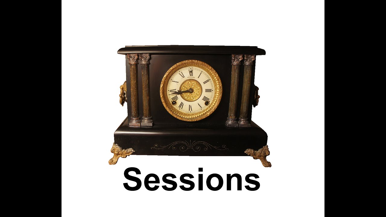 Реставрация каминных часов Sessions 1900-х годов № 18