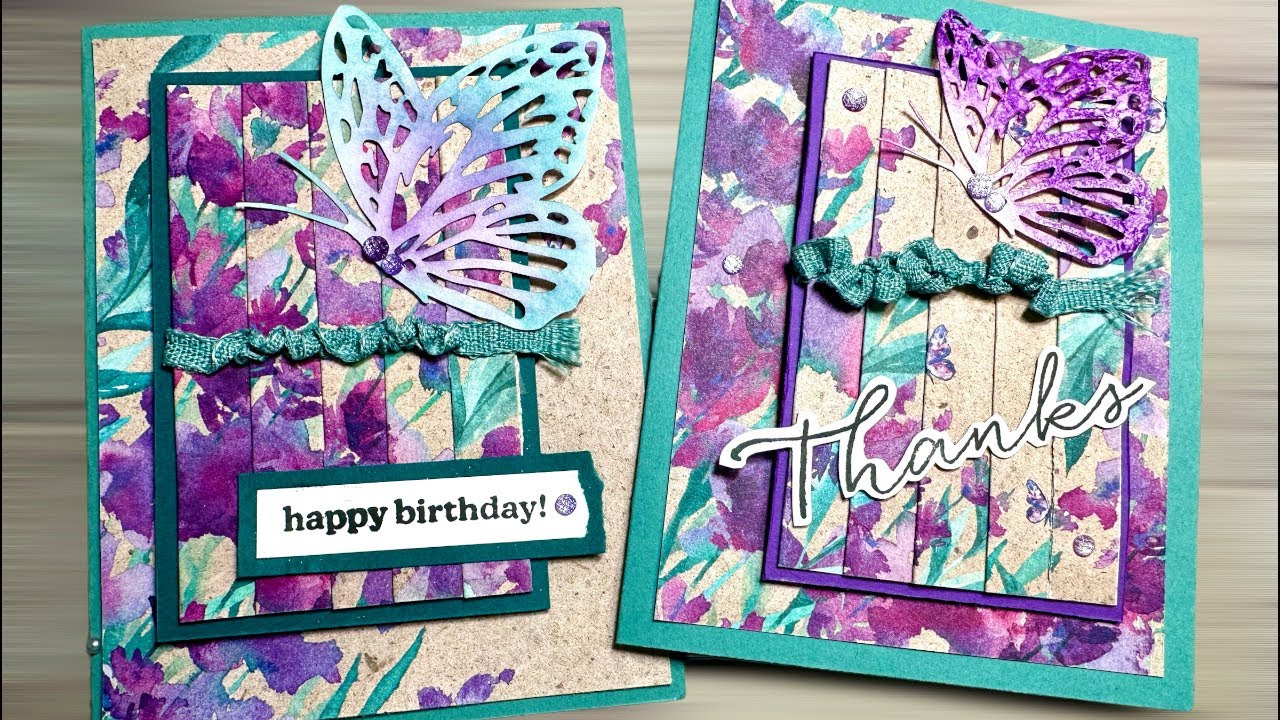 ✨Easy Pleated Fold  (Accordion Fold) Technique Cards! And How to Make Shimmer Spray!!!!