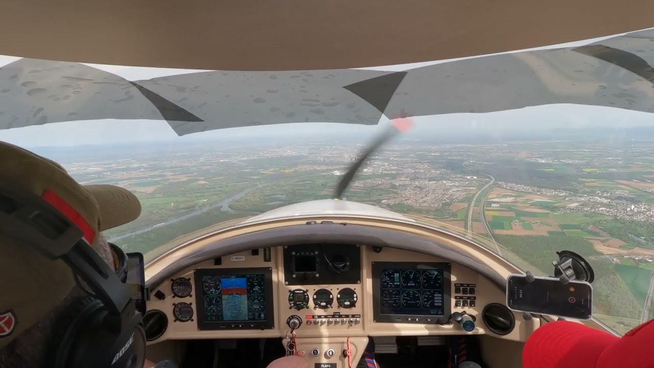 Anflug in die CTR EDFM Mannheim