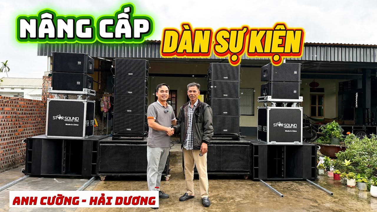 Setup 2 hãng loa khác nhau, gộp dàn đi Show quá đơn giản - Nâng cấp 02 cặp array 1202-ST nhập khẩu