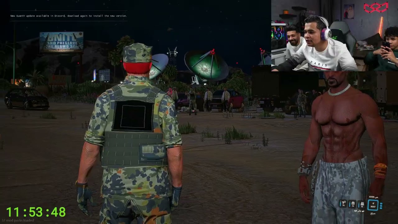 عمرو سهرة gtav اليوم 4 يناير الجزء 3