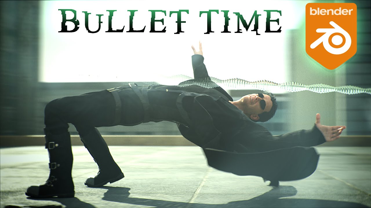 Matrix Bullet Time on Blender - 3D Animation