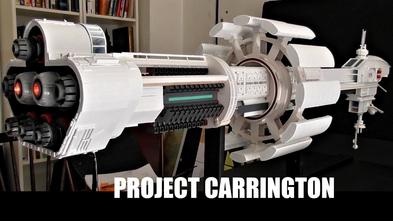 PROJECT CARRINGTON. My EPIC scratch-built space craft!