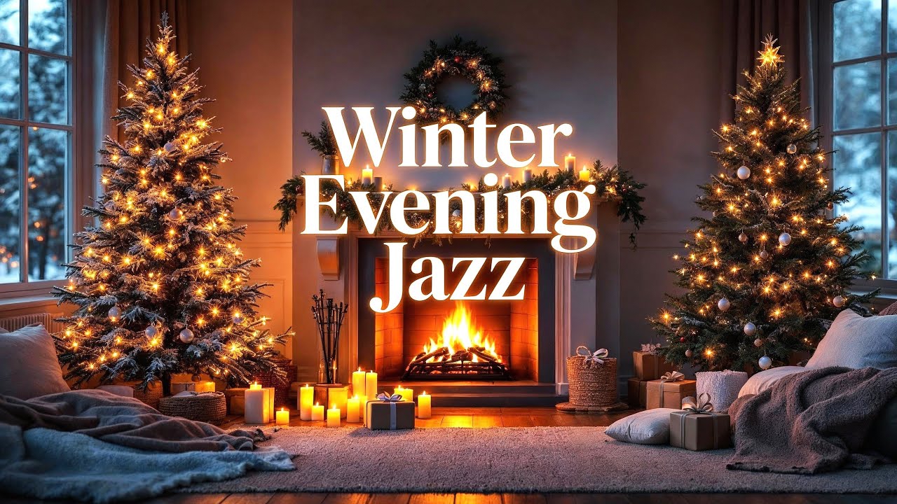 Experience Ultimate Winter Relaxation: Cozy Jazz by the Fire! 🎶🔥