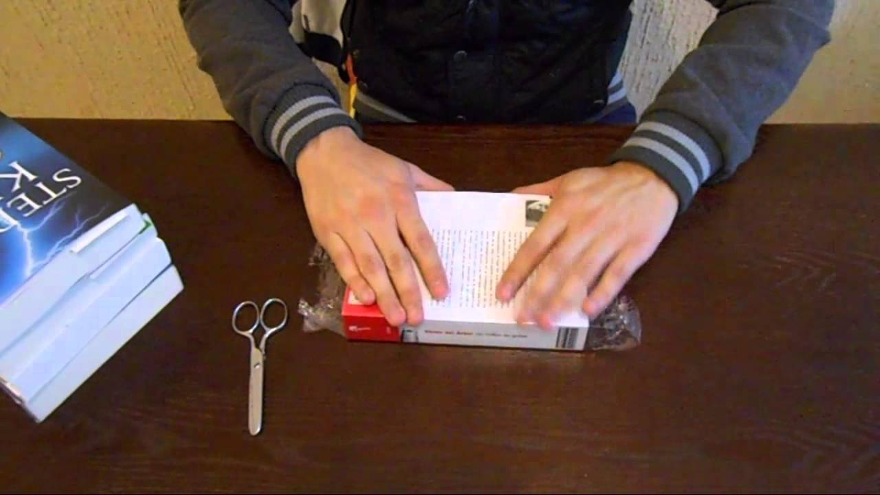 DIY: C&oacute;mo forrar un libro | Parte 1 Libros de bolsillo | Libros de papel