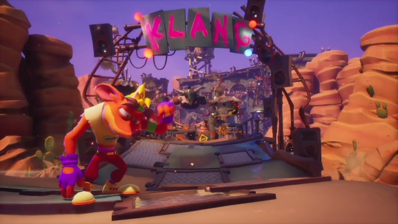 Crash bandicoot 4 Clang Level Walkthrough