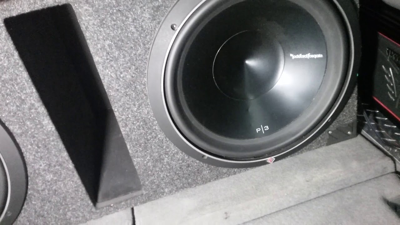 Installed Rockford p3 X 15's
