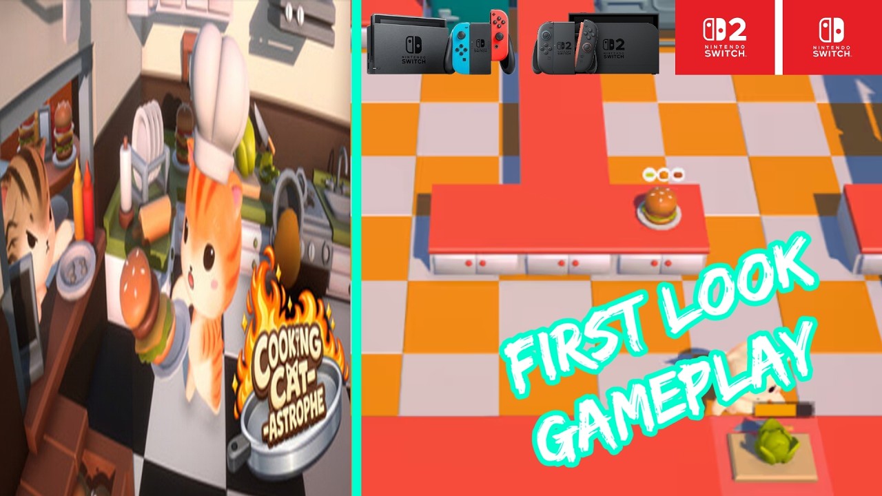 Cooking Cat-astrophe – Nintendo Switch / Switch 2 Gameplay