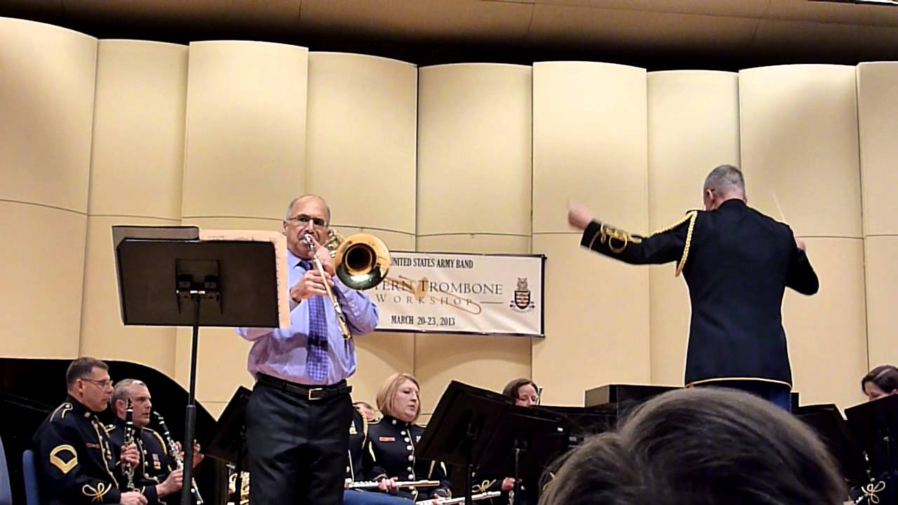 ETW 2013 US Army Band with Joe Alessi playing John Mackey's Harvest Concerto
