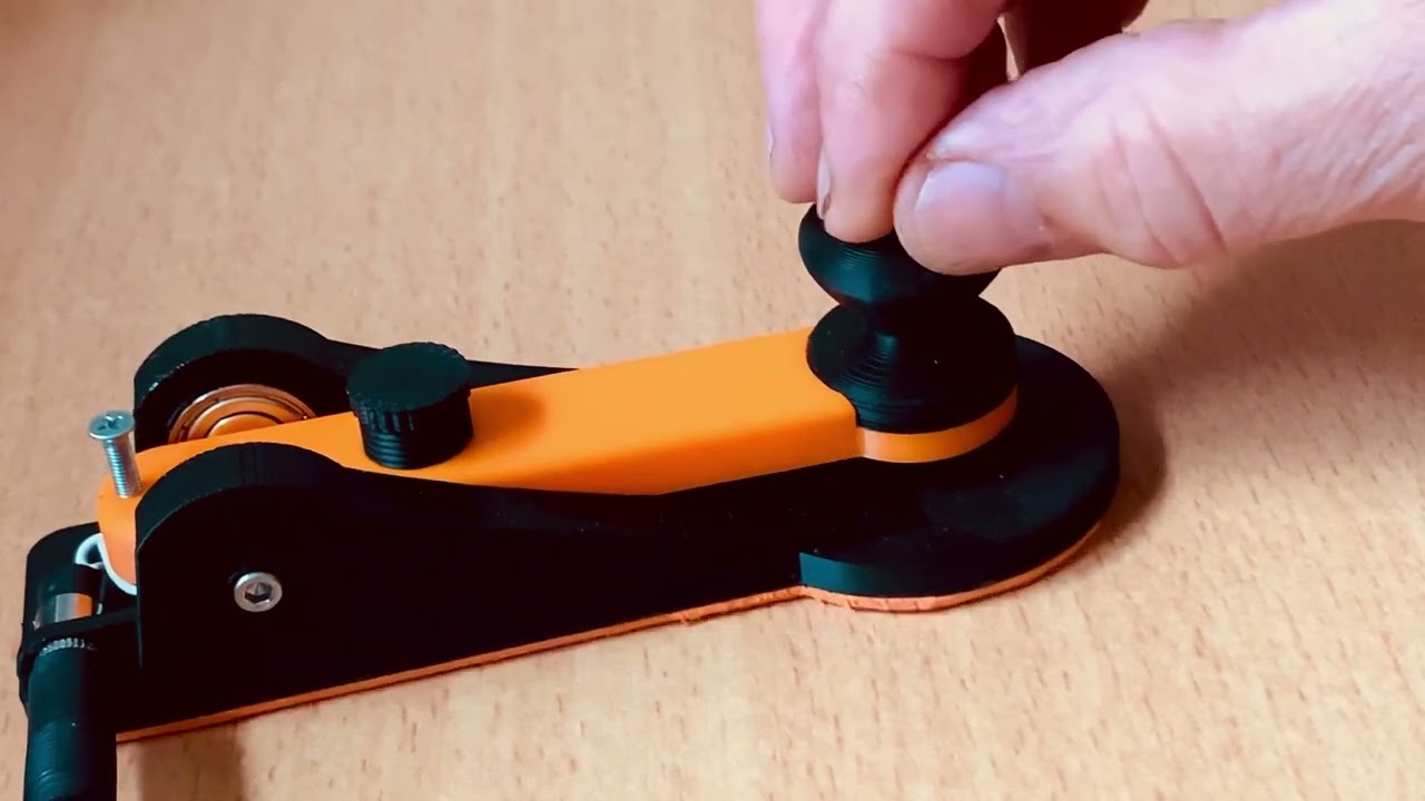 3D-printed Morse Key - Extendet Version