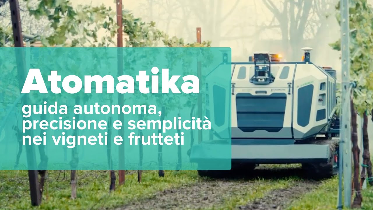 Come nasce Atomatika: guida autonoma, precisione e semplicità nei vigneti e frutteti