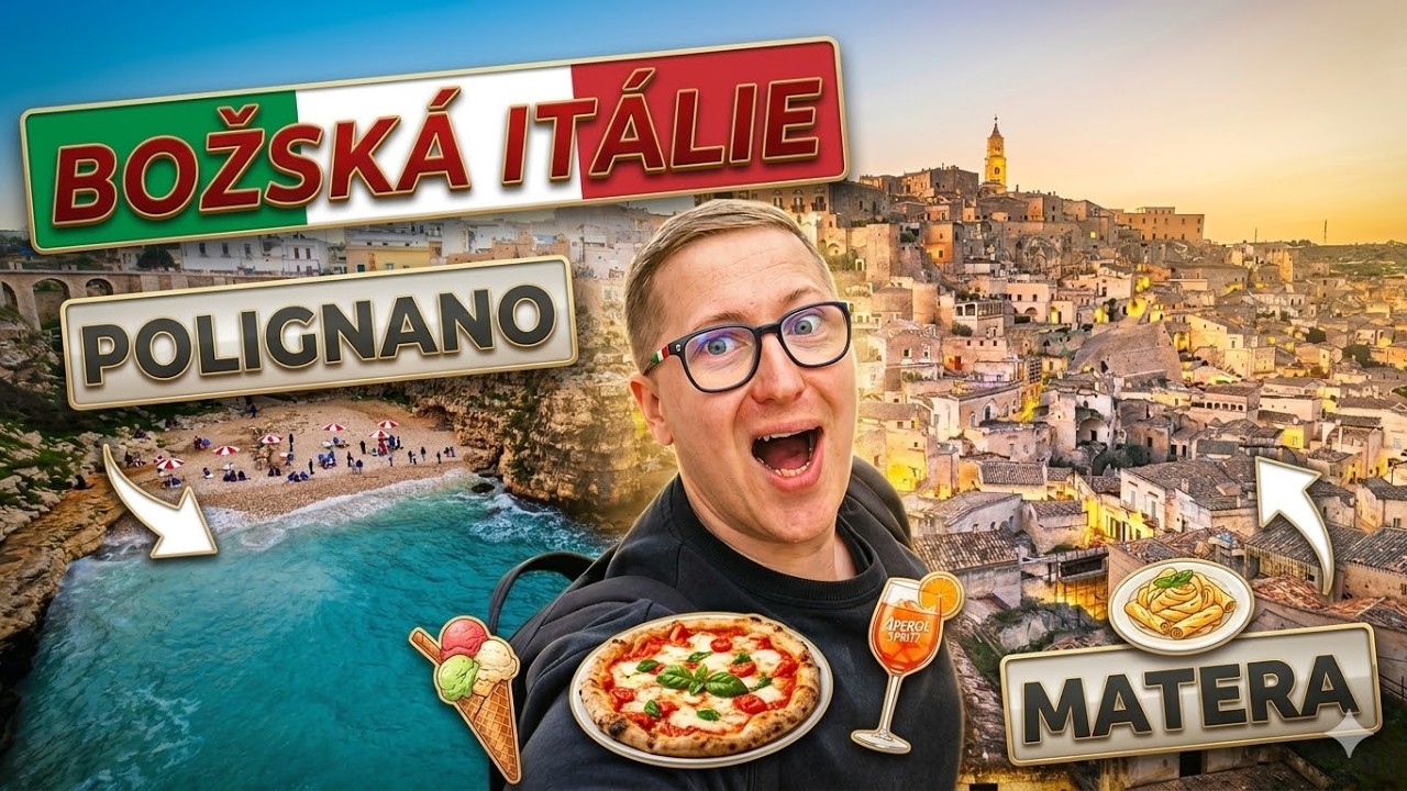 MATERA: Ostuda cel&eacute; It&aacute;lie, kde ř&aacute;dil i James Bond. Jak vypad&aacute; okol&iacute; Bari? / bez lepku