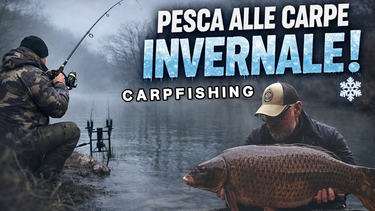 Carpfishing Invernale: Pescare le Carpe d'Inverno #carpfishing 