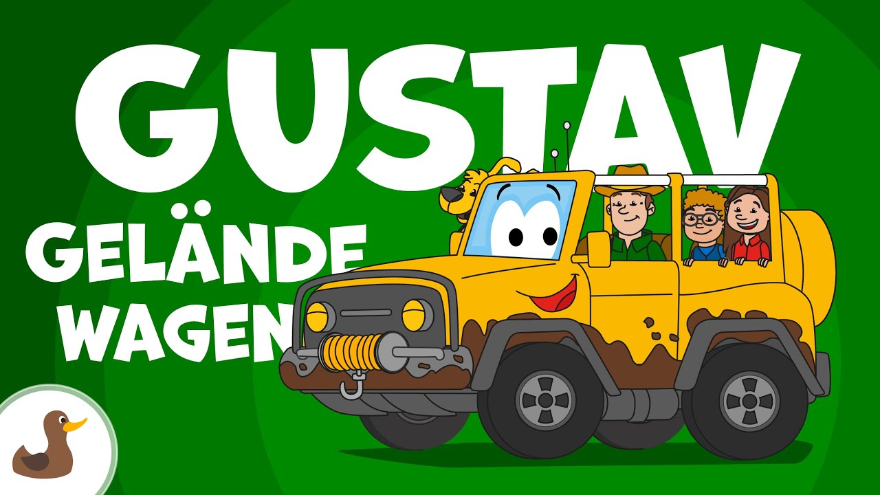 Gustav, der Geländewagen - Kinderlieder zum Mitsingen | Fahrzeuglieder | EMMALU | Sing Kinderlieder