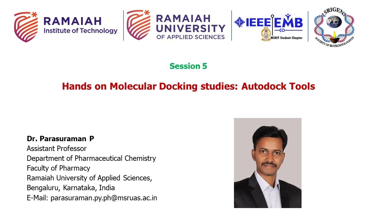 Basics of Molecular docking and hands on training to AutoDock Tool