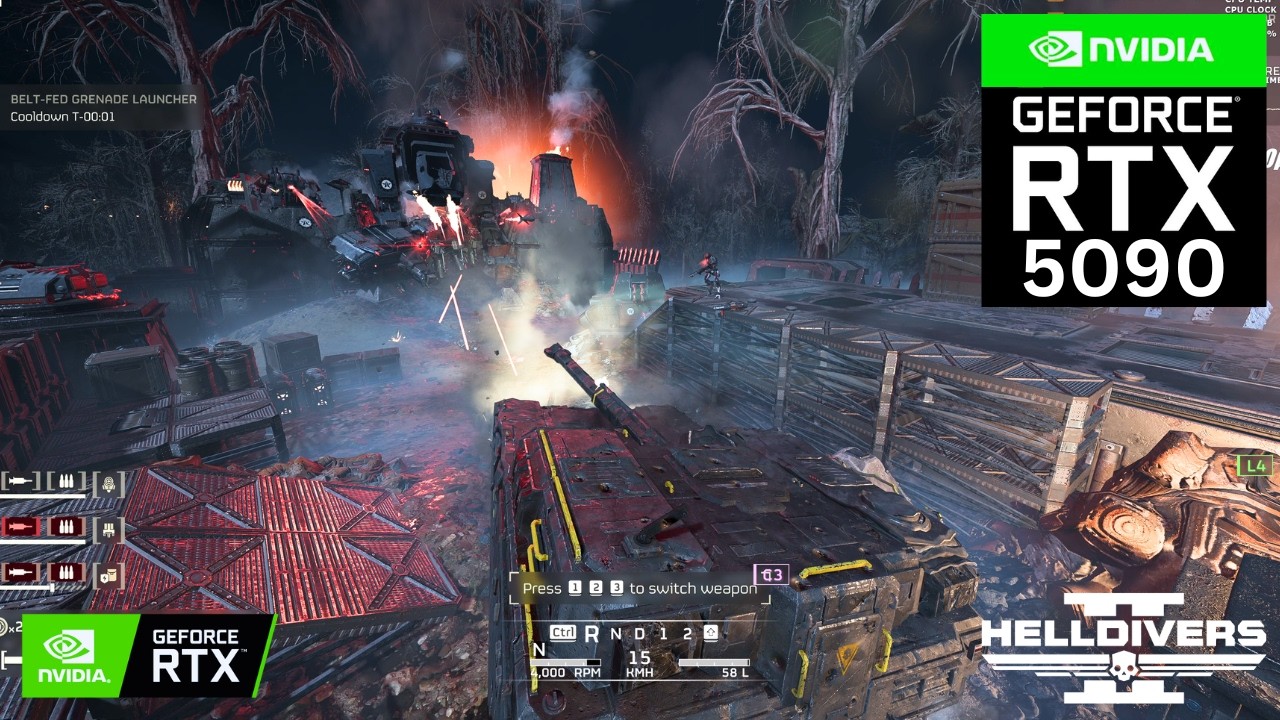 HELLDIVERS 2: CYBERSTAN LIBERATION FAILURE on RTX 5090 32GB (4K Maximum Graphics)