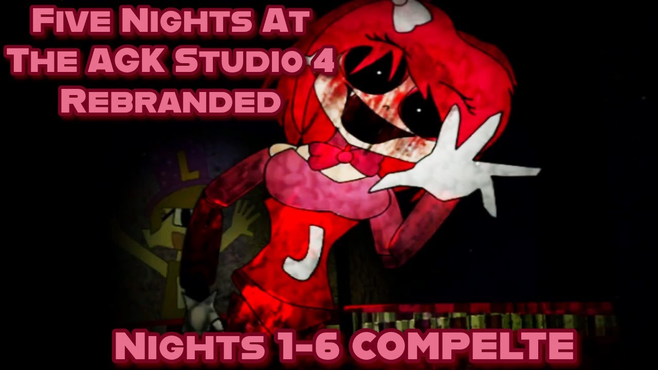 Five Nights At The AGK Studio 4 Rebranded | Nights 1-6 COMPLETE [FNAF Fan Games 2024]