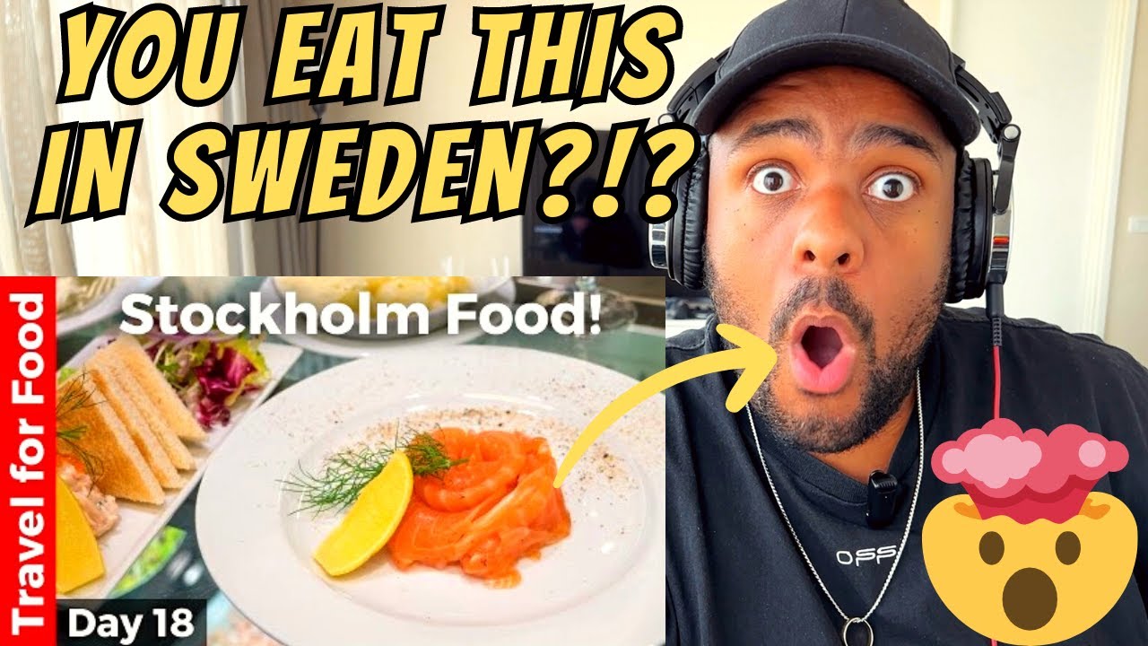 Brit Reacts to Swedish Food in Stockholm: Melt-In-Your-Mouth Dill Cured Salmon! | PRT 1