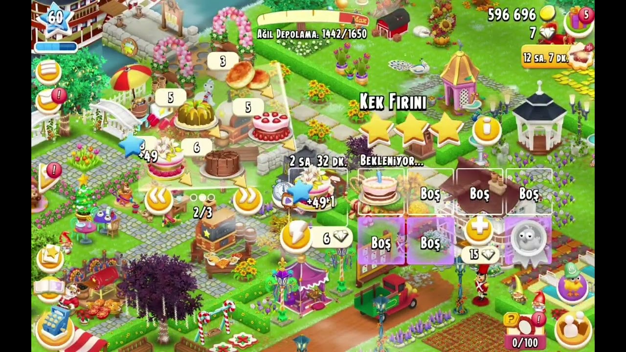 A typical day for me on Hayday 