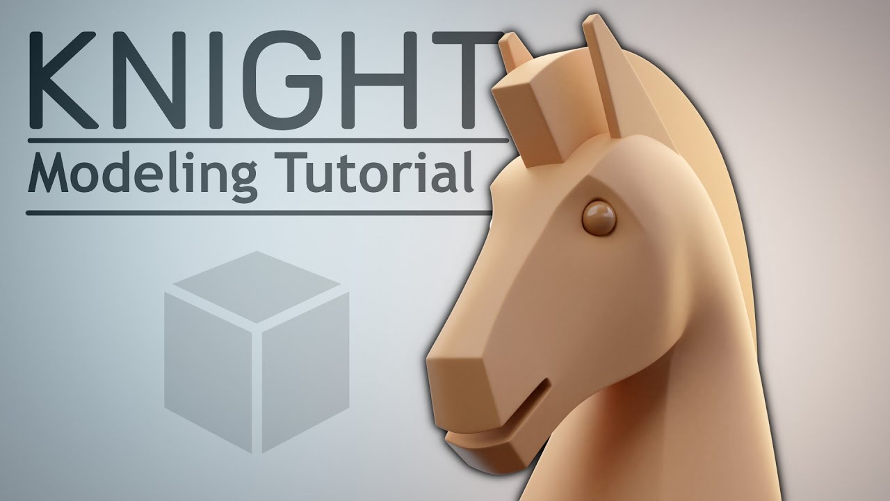 Blender 2.81 Modeling Tutorial: Chess Knight
